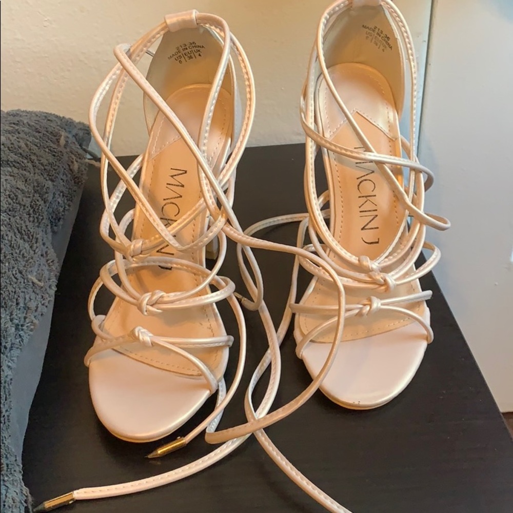 High-heeled Gladiator Sandals